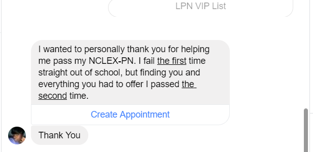 Student testimonial screenshot 3