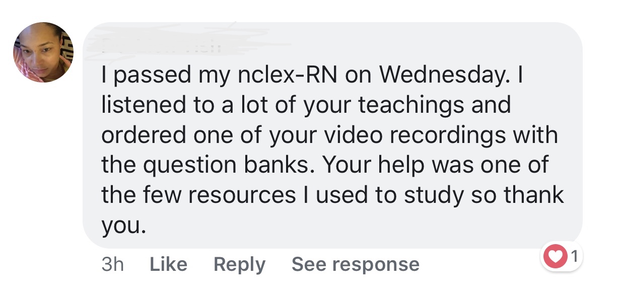 Student testimonial screenshot 1